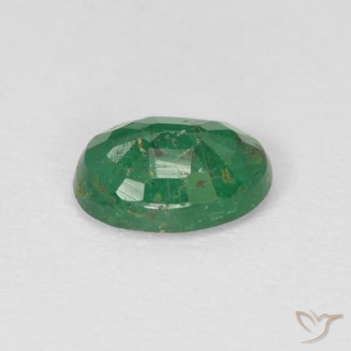 Esmeralda Verde médio Natural 0.69ct, oval, SI