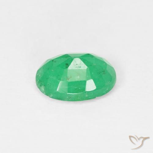 Esmeralda Verde médio Natural 0.69ct, oval, VS-SI
