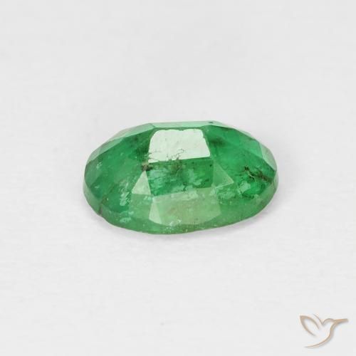 Esmeralda Verde médio Natural 0.78ct, oval, SI