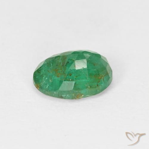 Esmeralda Verde médio Natural 0.83ct, oval, SI