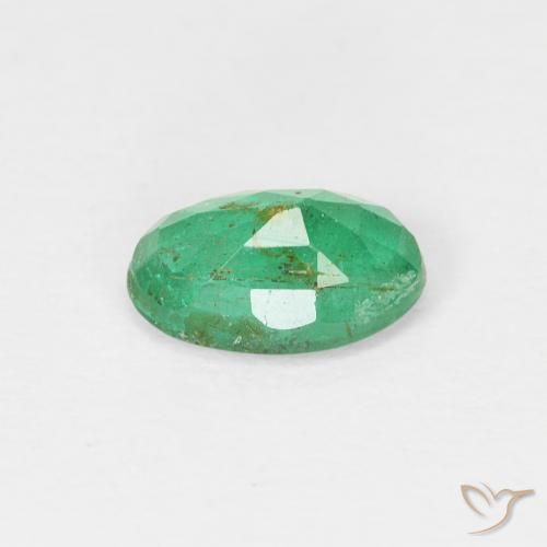 Esmeralda Verde claro Natural 0.66ct, oval, SI