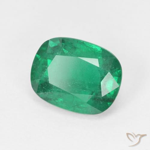 Esmeralda Verde Frio Natural 2.24ct, Almofada, VS