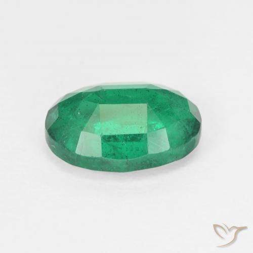 Esmeralda verde escuro Natural 1.93ct, oval, VS
