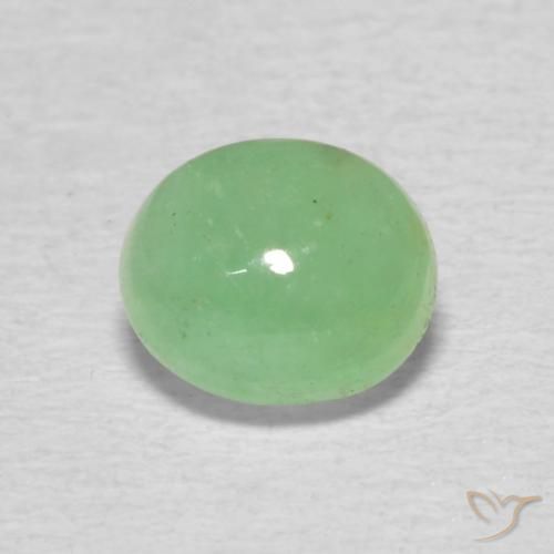 0.65ct Natural Luz verde Esmeralda, oval, Translúcido