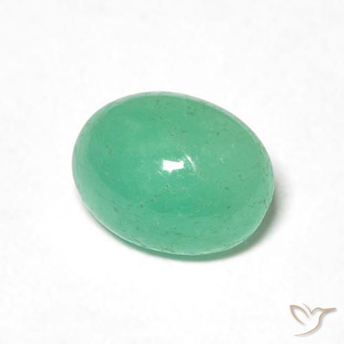 Esmeralda Verde médio Natural 0.90ct, oval, Translúcido