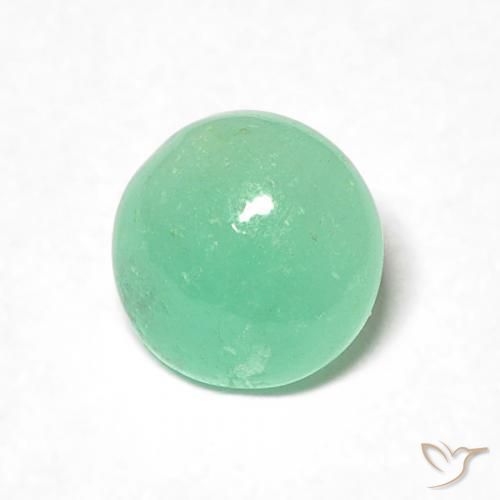 Esmeralda Verde Menta Claro Natural 0.70ct, Redondo, Translúcido