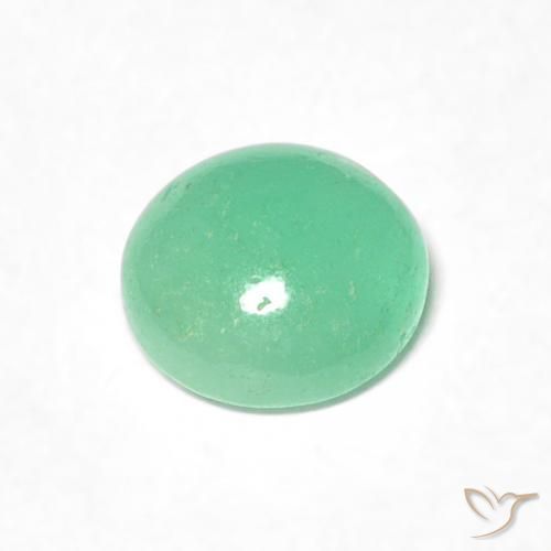Esmeralda Verde Menta Claro Natural 0.70ct, Redondo, Translúcido