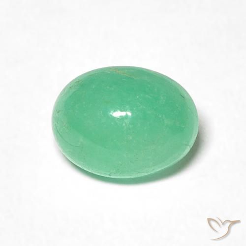 1.14ct Natural Verde claro Esmeralda, oval, Translúcido