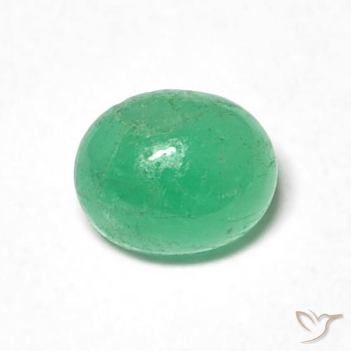 0.48ct Natural verde pistache Esmeralda, oval, Translúcido