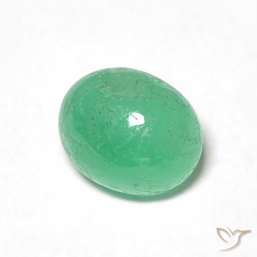 Esmeralda verde pistache Natural 0.48ct, oval, Translúcido