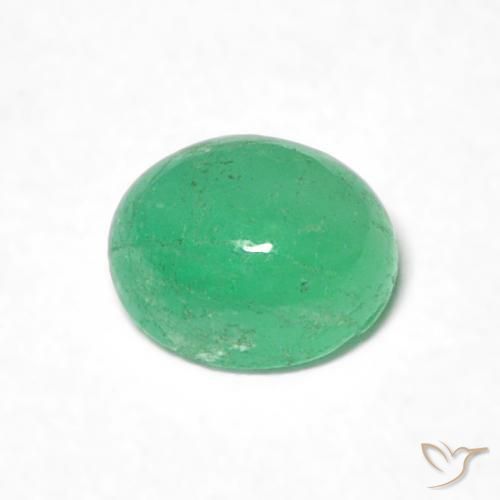 Esmeralda verde pistache Natural 0.48ct, oval, Translúcido