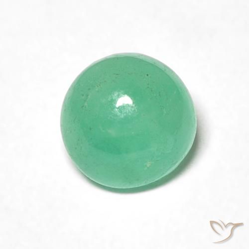 0.97ct Natural verde pistache Esmeralda, Redondo, Translúcido
