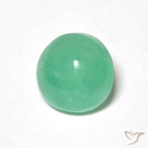 Esmeralda verde pistache Natural 0.97ct, Redondo, Translúcido