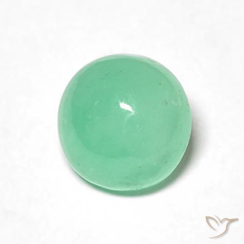 Esmeralda verde pistache Natural 0.86ct, Redondo, Translúcido