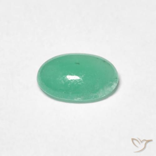 Esmeralda Luz verde Natural 0.58ct, oval, Translúcido