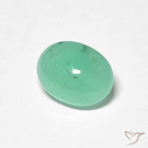 Esmeralda Luz verde Natural 0.77ct, oval, Translúcido