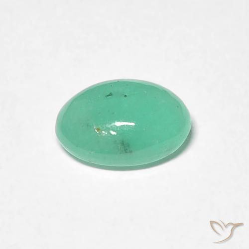 Esmeralda Luz verde Natural 0.77ct, oval, Translúcido