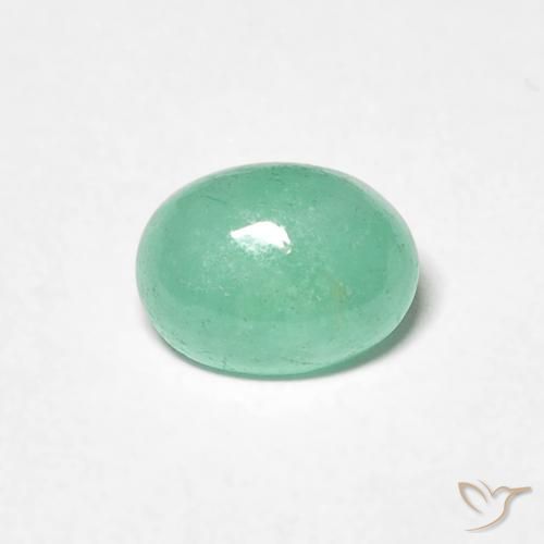 0.71ct Natural Luz verde Esmeralda, oval, Translúcido