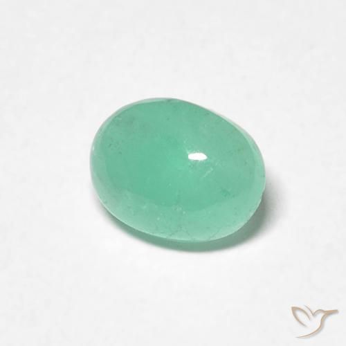 Esmeralda Verde claro Natural 0.82ct, oval, Translúcido