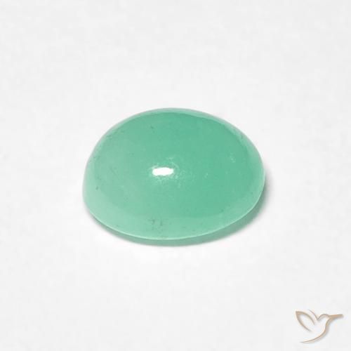 Esmeralda Verde claro Natural 0.62ct, oval, Translúcido