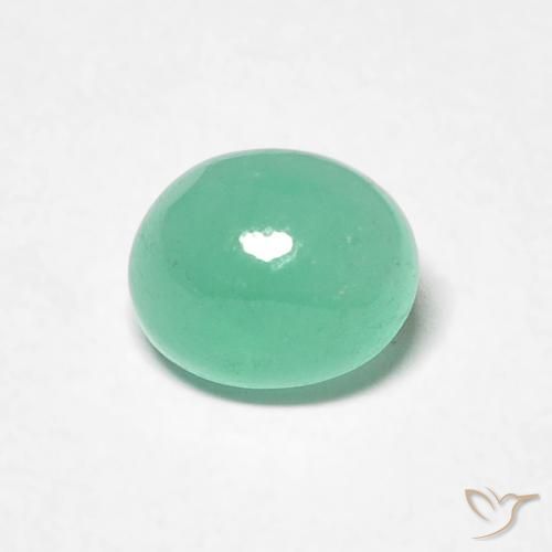 0.73ct Natural Verde claro Esmeralda, oval, Translúcido