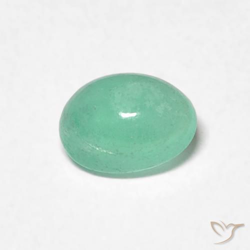 0.40ct Natural Luz verde Esmeralda, oval, Translúcido