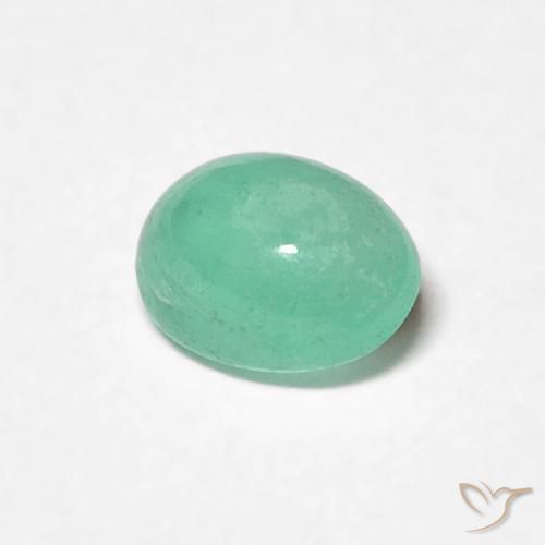Esmeralda Luz verde Natural 0.40ct, oval, Translúcido