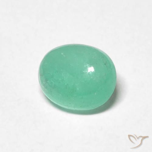 Esmeralda Luz verde Natural 0.82ct, oval, Translúcido