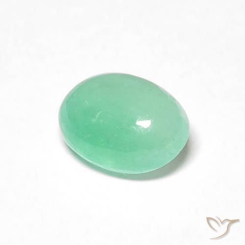 Esmeralda Verde médio Natural 0.58ct, oval, Translúcido