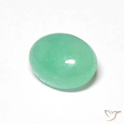 Esmeralda verde pistache Natural 0.69ct, oval, Translúcido