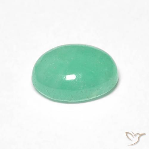 Esmeralda verde pistache Natural 0.69ct, oval, Translúcido
