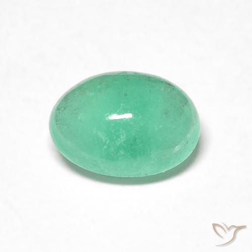 0.61ct Natural Menta verde Esmeralda, oval, Translúcido