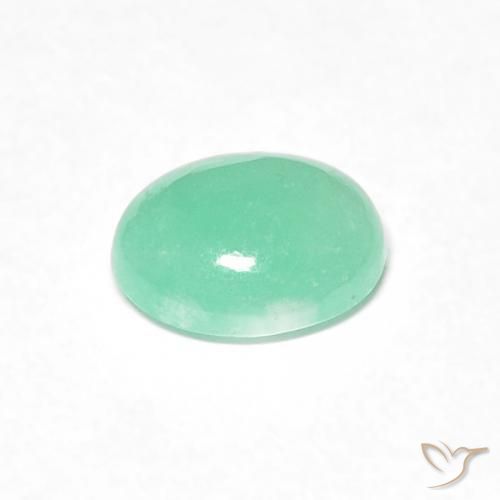 Esmeralda Verde Menta Claro Natural 0.54ct, oval, Translúcido