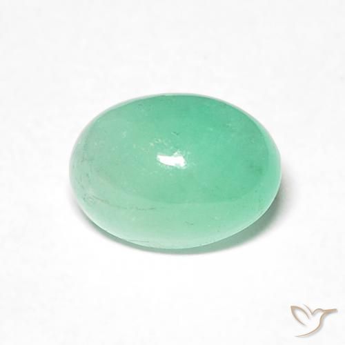 0.83ct Natural Luz verde Esmeralda, oval, Translúcido