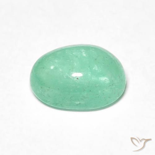 Esmeralda Luz verde Natural 0.90ct, oval, Translúcido