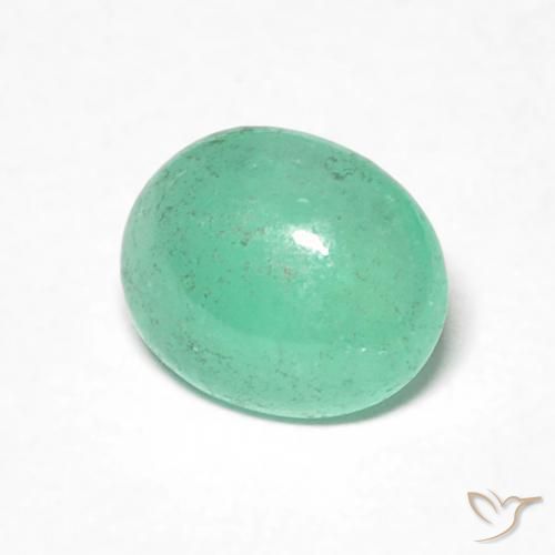 Esmeralda Verde claro Natural 0.88ct, oval, Translúcido