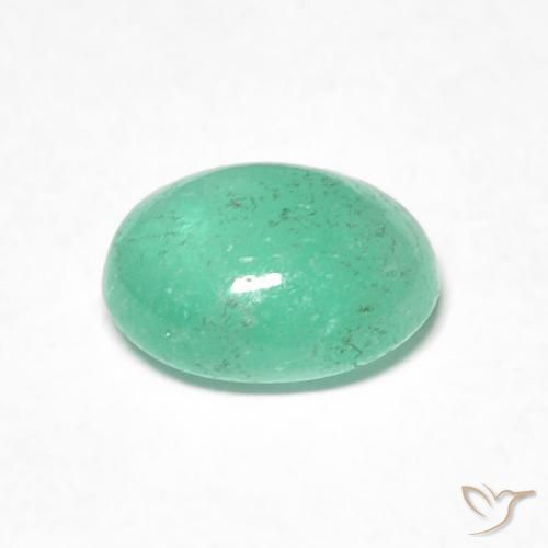 Esmeralda Verde claro Natural 0.88ct, oval, Translúcido