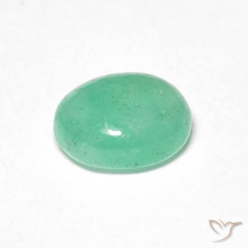Esmeralda Menta verde Natural 0.71ct, oval, Translúcido
