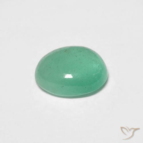 Esmeralda verde pistache Natural 0.67ct, oval, Translúcido