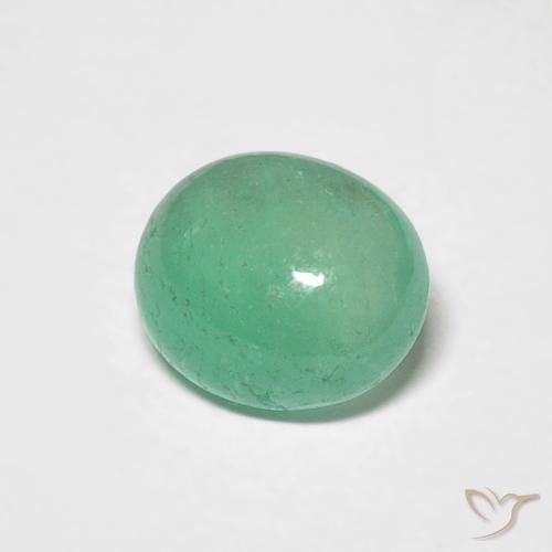Esmeralda verde pistache Natural 0.97ct, oval, Translúcido