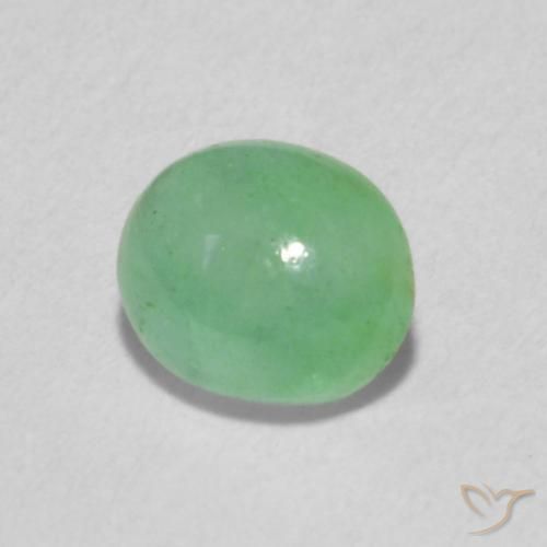 Esmeralda Verde claro Natural 0.78ct, oval, Translúcido