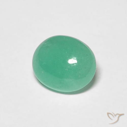 Esmeralda Verde Menta Intenso Natural 0.62ct, oval, Translúcido