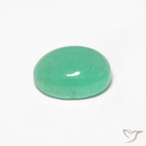 Esmeralda verde pistache Natural 0.57ct, oval, Translúcido
