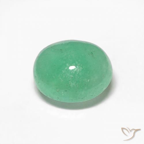 0.35ct Natural Verde claro Esmeralda, oval, Translúcido