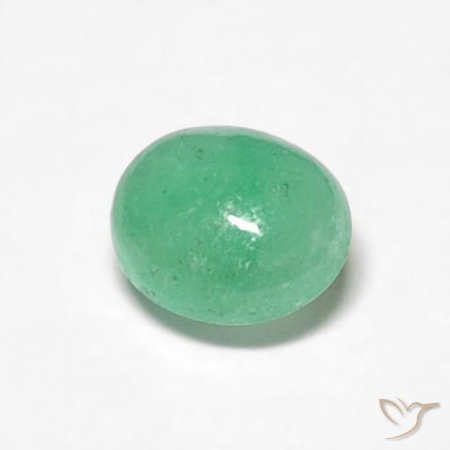 Esmeralda Verde claro Natural 0.35ct, oval, Translúcido