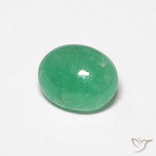 Esmeralda Luz verde Natural 0.35ct, oval, Translúcido