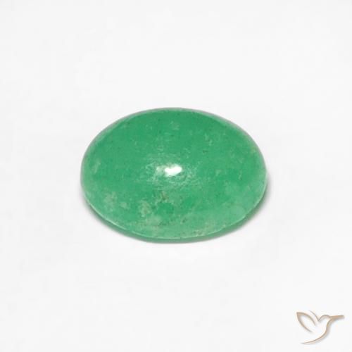 Esmeralda Luz verde Natural 0.35ct, oval, Translúcido