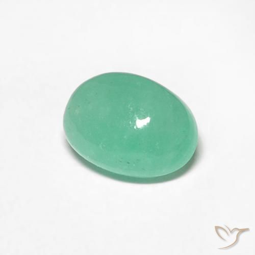 Esmeralda Luz verde Natural 0.56ct, oval, Translúcido