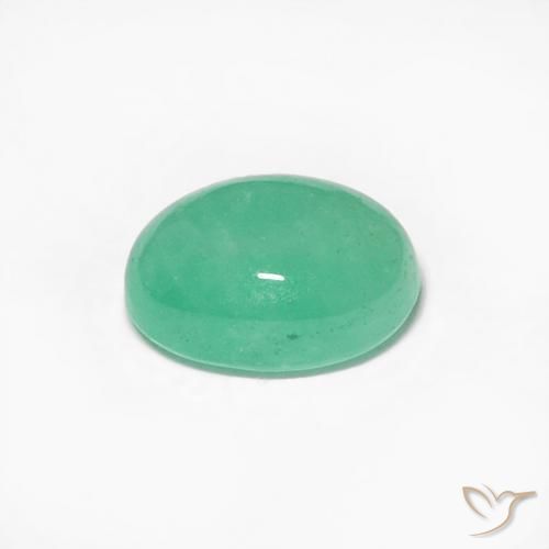 Esmeralda Luz verde Natural 0.56ct, oval, Translúcido