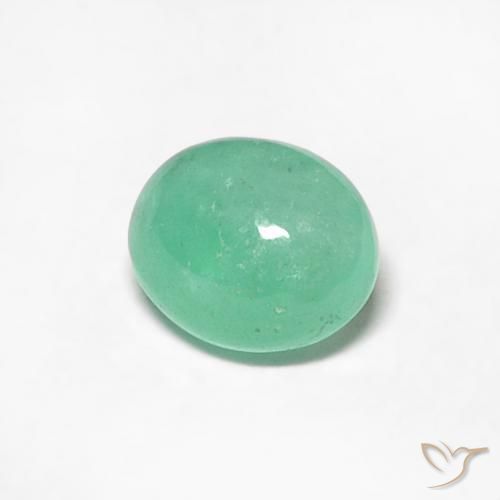 Esmeralda Luz verde Natural 0.44ct, oval, Translúcido